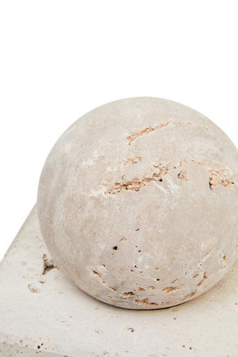 Tibor Travertine Sculpture