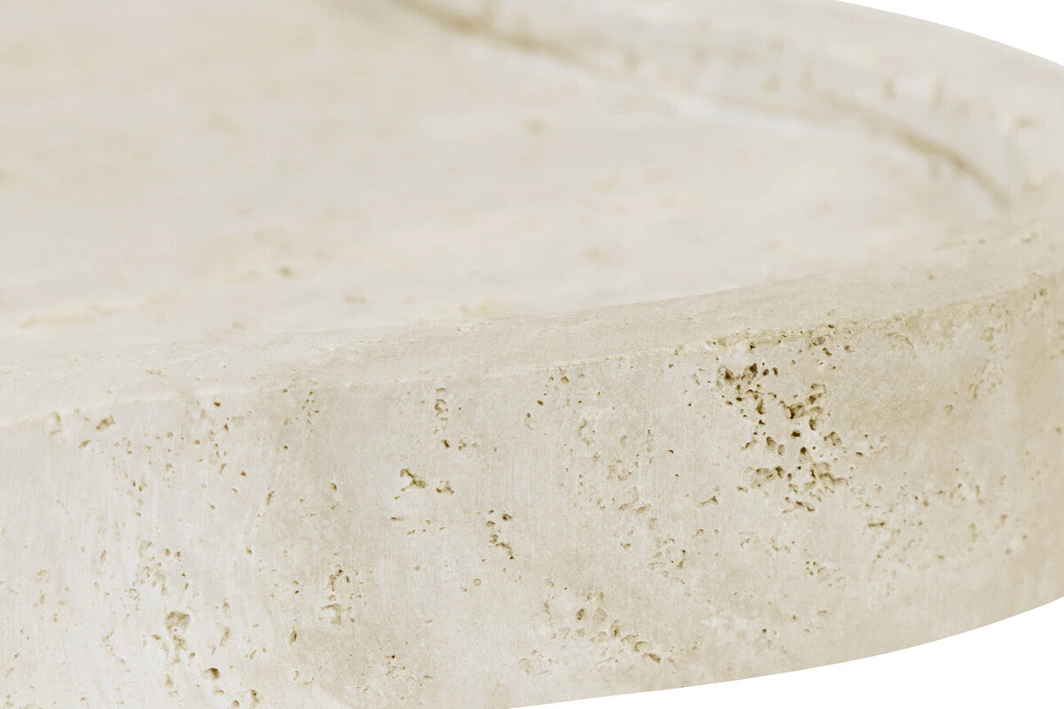 Tibor Travertine Irregular Tray