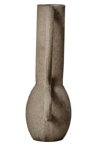 Deriva Small Textured Grey Vase - Image 8