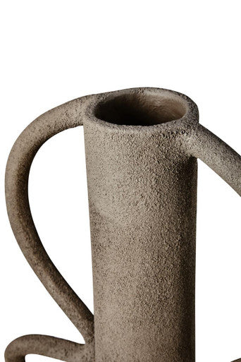 Deriva Small Textured Grey Vase - Image 10