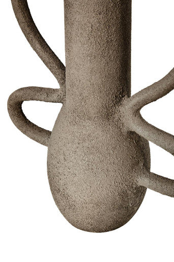 Deriva Small Textured Grey Vase