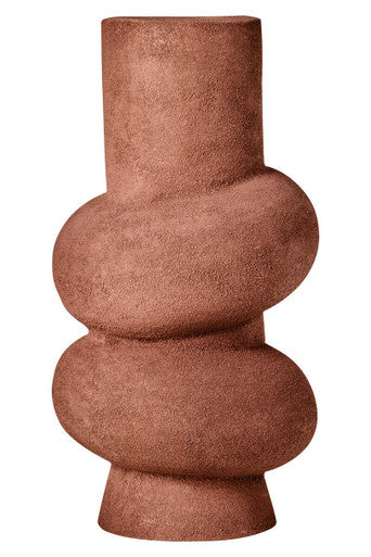 Dunas Large Textured Red Bubble Vase - Image 2