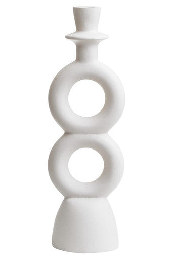 Hapax Large Cream Candle Holder