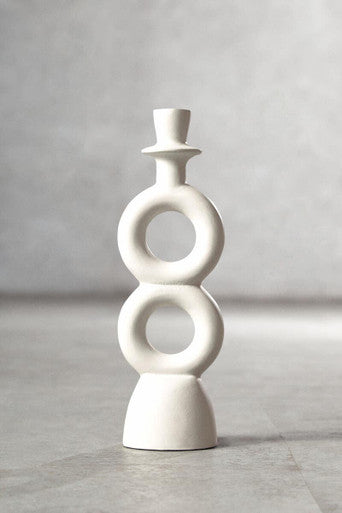 Hapax Large Cream Candle Holder - Image 7
