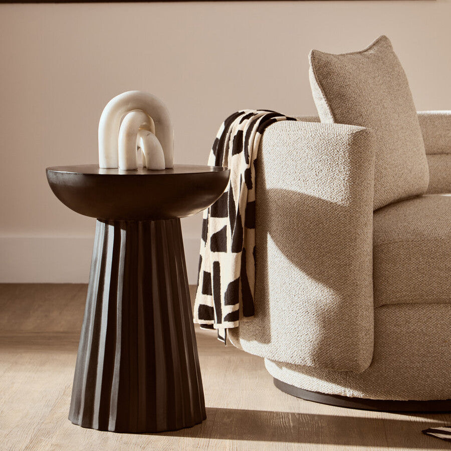 Nason White Marble Arch Decor Sculpture - Image 2