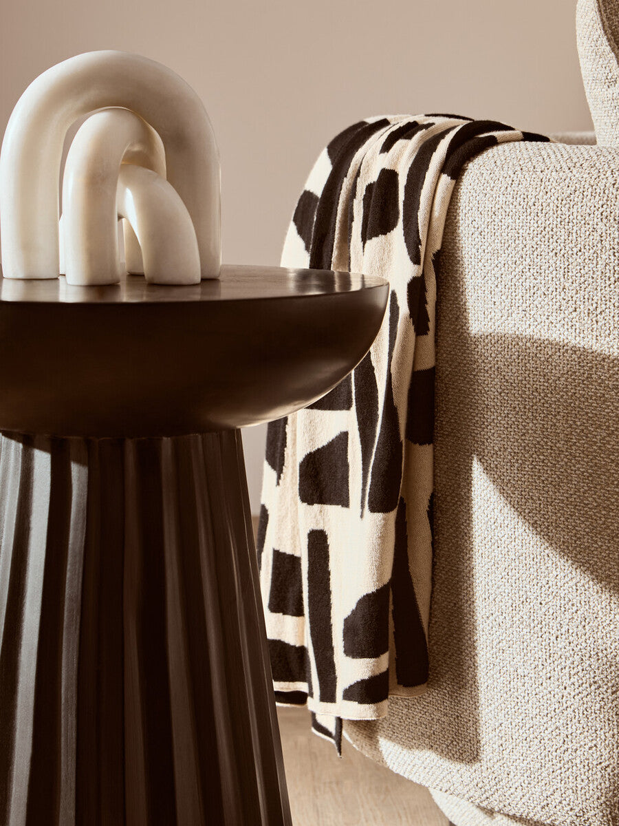 Nason White Marble Arch Decor Sculpture - Image 3