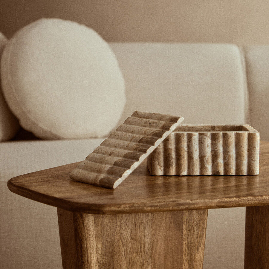 Santino Rectangular Chocolate Marble Box - Image 2