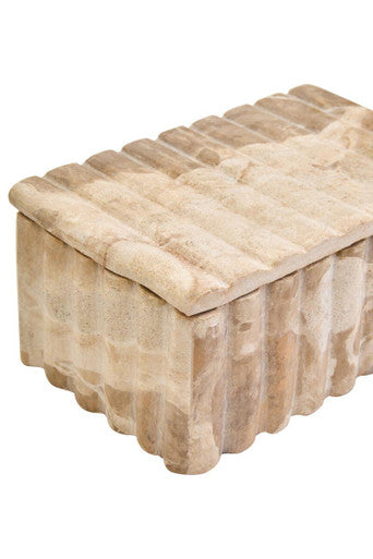 Santino Rectangular Chocolate Marble Box