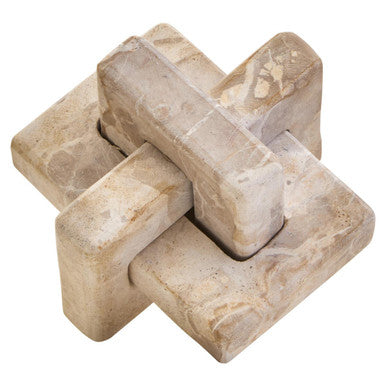 Santino Chocolate Marble Knot Sculpture - Image 3