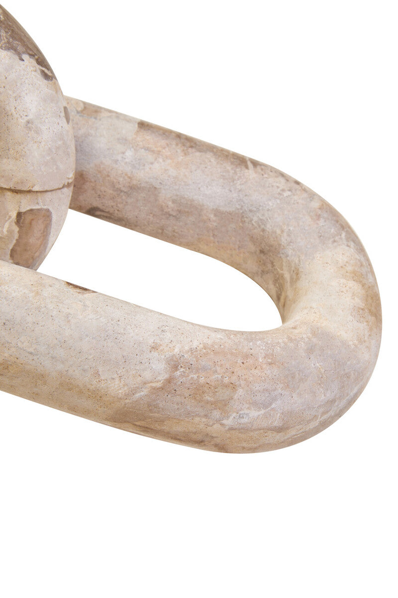 Santino Chocolate Marble Three Link Chain