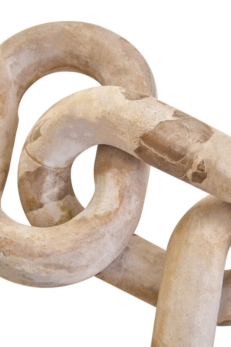 Santino Chocolate Marble Three Link Chain