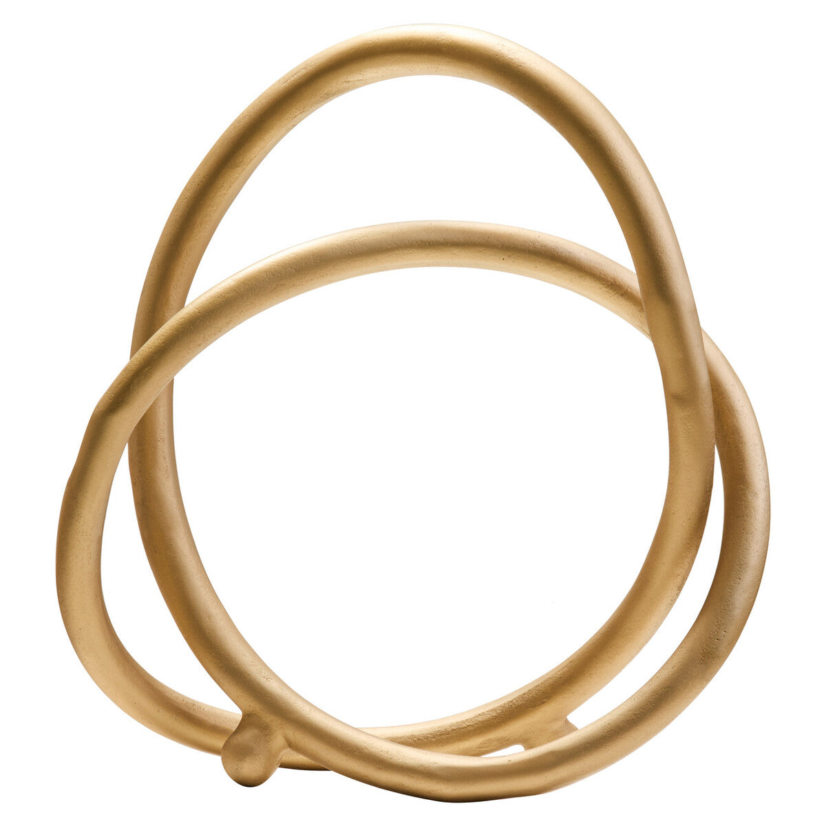 Prato Matte Gold Finish Twist Sculpture - Image 2