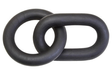 Cato Black Wood 2 Link Chain Decor