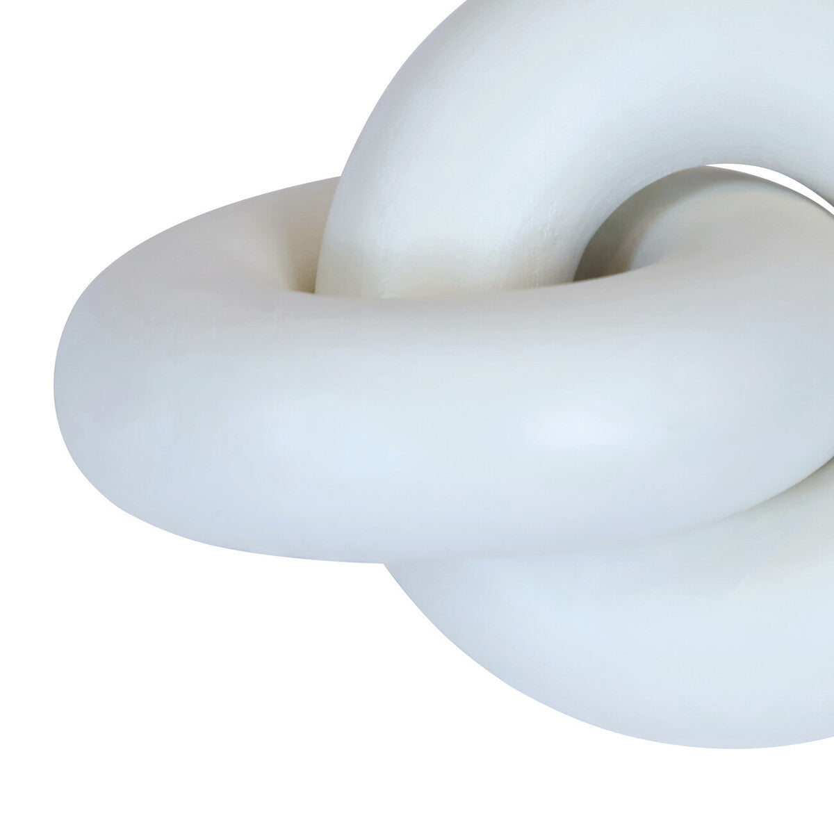 Cato White Wood Small Knot Decor - Image 3
