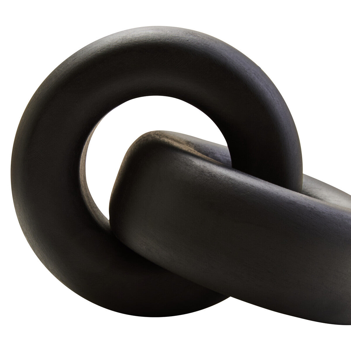 Cato Black Wood Knot Decor