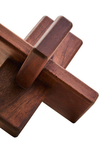 Cato Brown Wood Sculpture