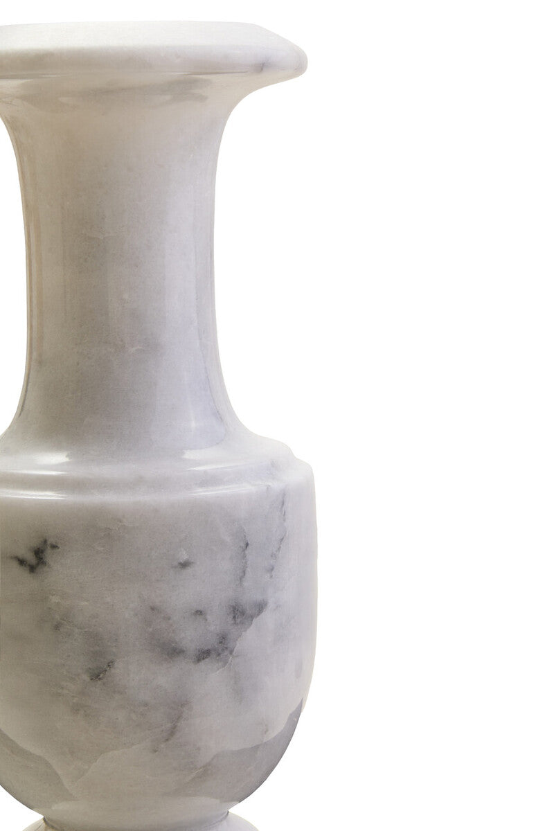 Zoro White Marble Vase