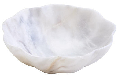 Marble-patterned bowl on a white background