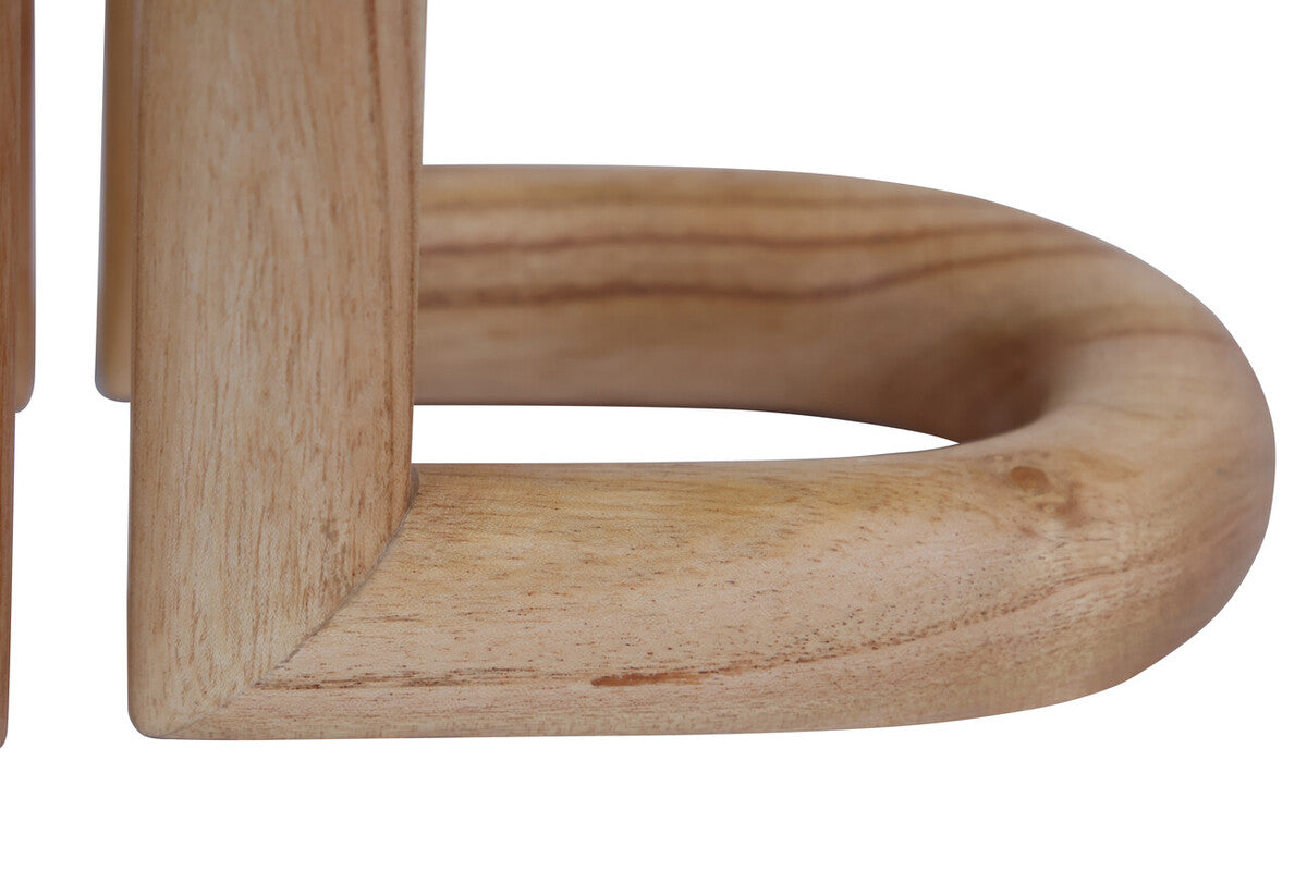 Arlo Natural Wood Set Of 2 Bookends - Image 3