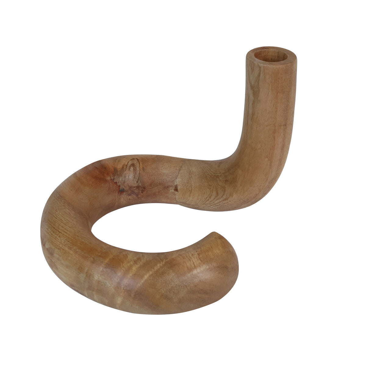 Arlo Natural Wood Candle Holder - Image 2