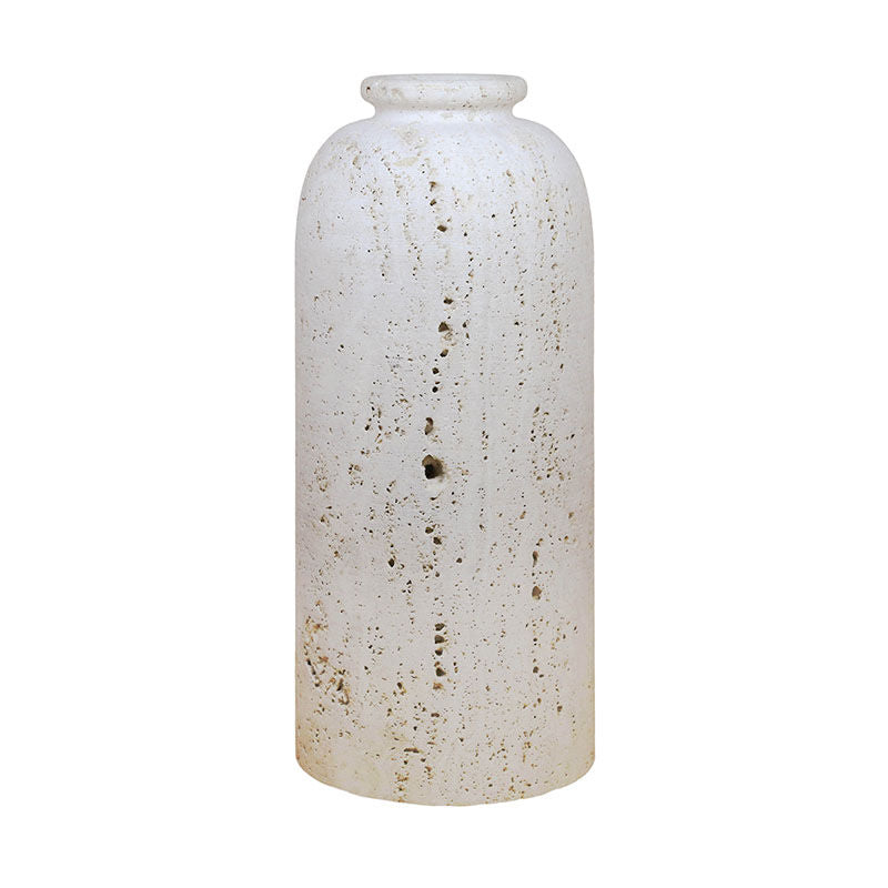 Tibor Travertine Tall Vase - Image 1