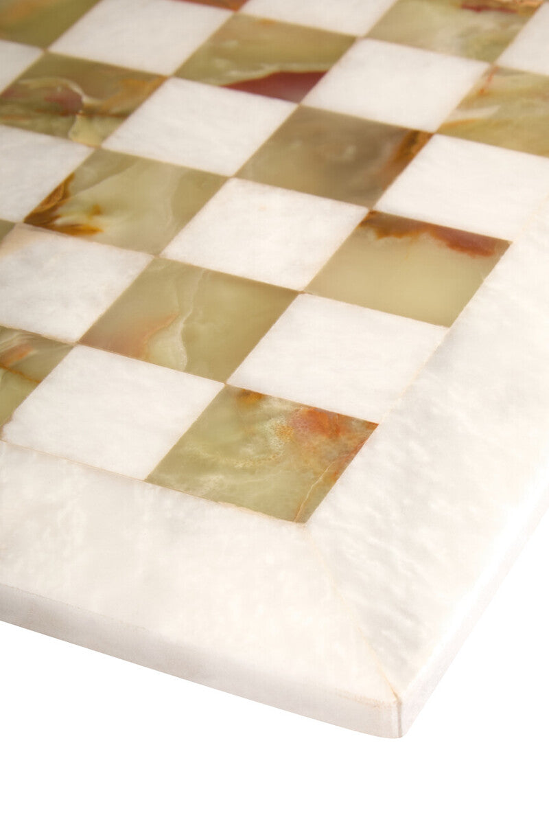 Flos White Marble and Green Onyx Large Chess Set - Image 6