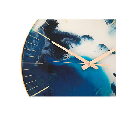 Celina Blue Abstract Wall Clock - Image 8