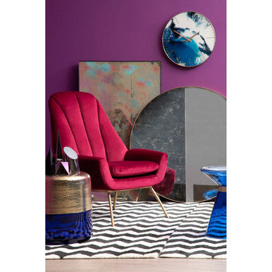 Celina Blue Abstract Wall Clock - Image 5