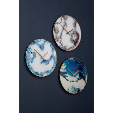 Celina Blue Abstract Wall Clock - Image 7