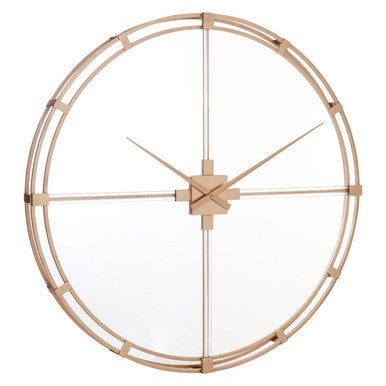 Beauly Gold Finish Metal Wall Clock - Image 3
