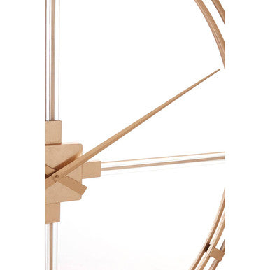 Beauly Gold Finish Metal Wall Clock - Image 6