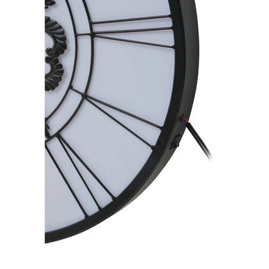 Genova Black And White LED Wall Clock - Image 5