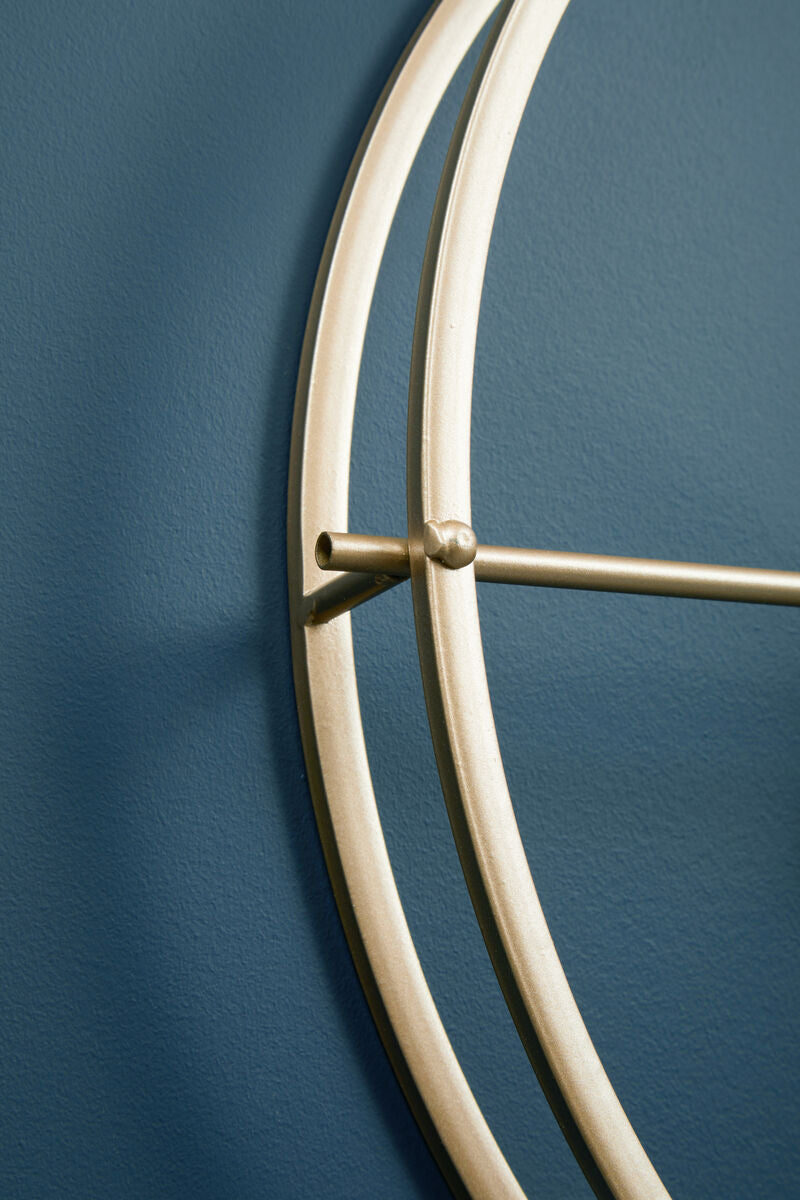 60cm Dia Large Gold Finish Wall Clock | Kent