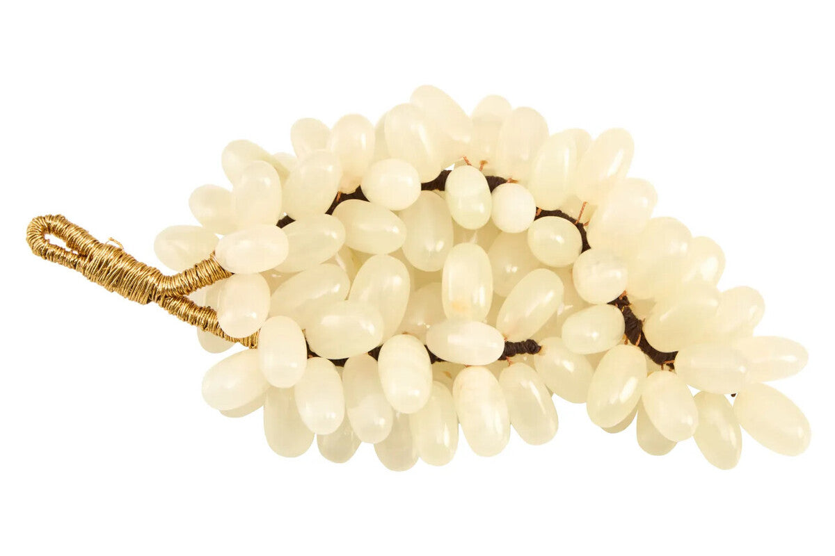 Oleena Large White Onyx Decorative 100 Grapes