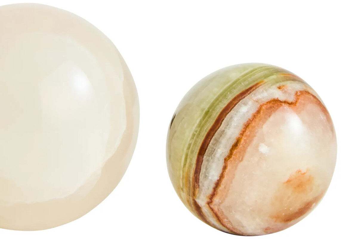 Oleena Onyx Set of 4 Deco Balls