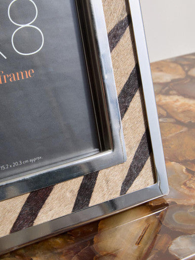 Kensington Townhouse 6in x 8in Zebra Design Photo Frame