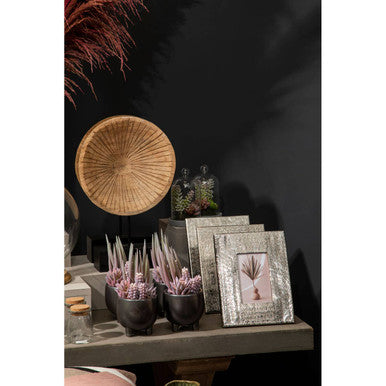 Kensington Townhouse Hammered Silver 5 x 7 Photo Frame - Image 2