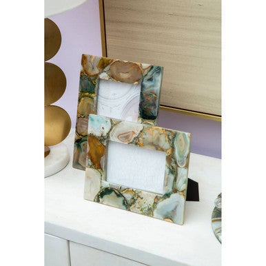 Bowerbird Large Green Agate 5In X 7In Photo Frame - Image 5