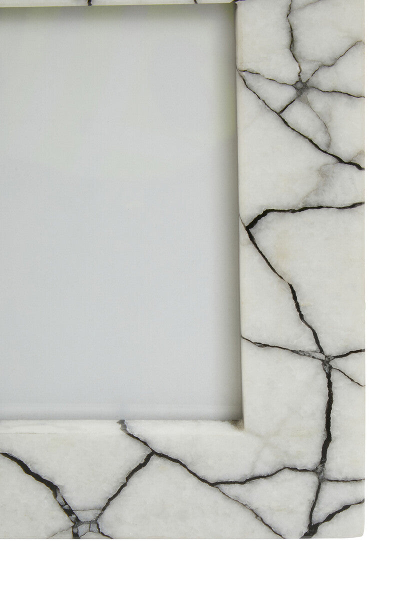 Marmara White and Black Marble 5In X 7In Large Photo Frame - Image 9