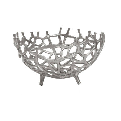 Prato Silver Finish Bowl