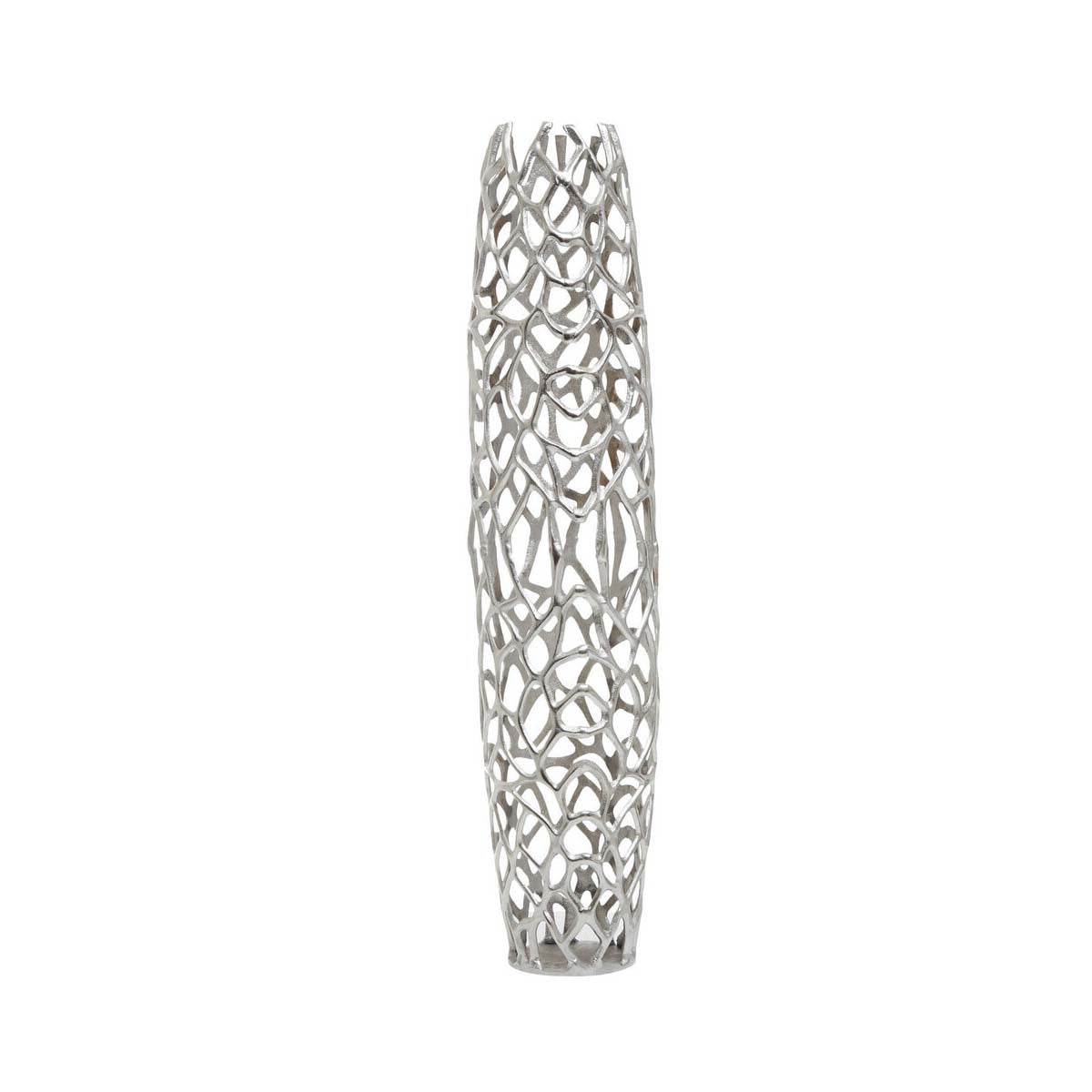 Prato Large Silver Finish Vase