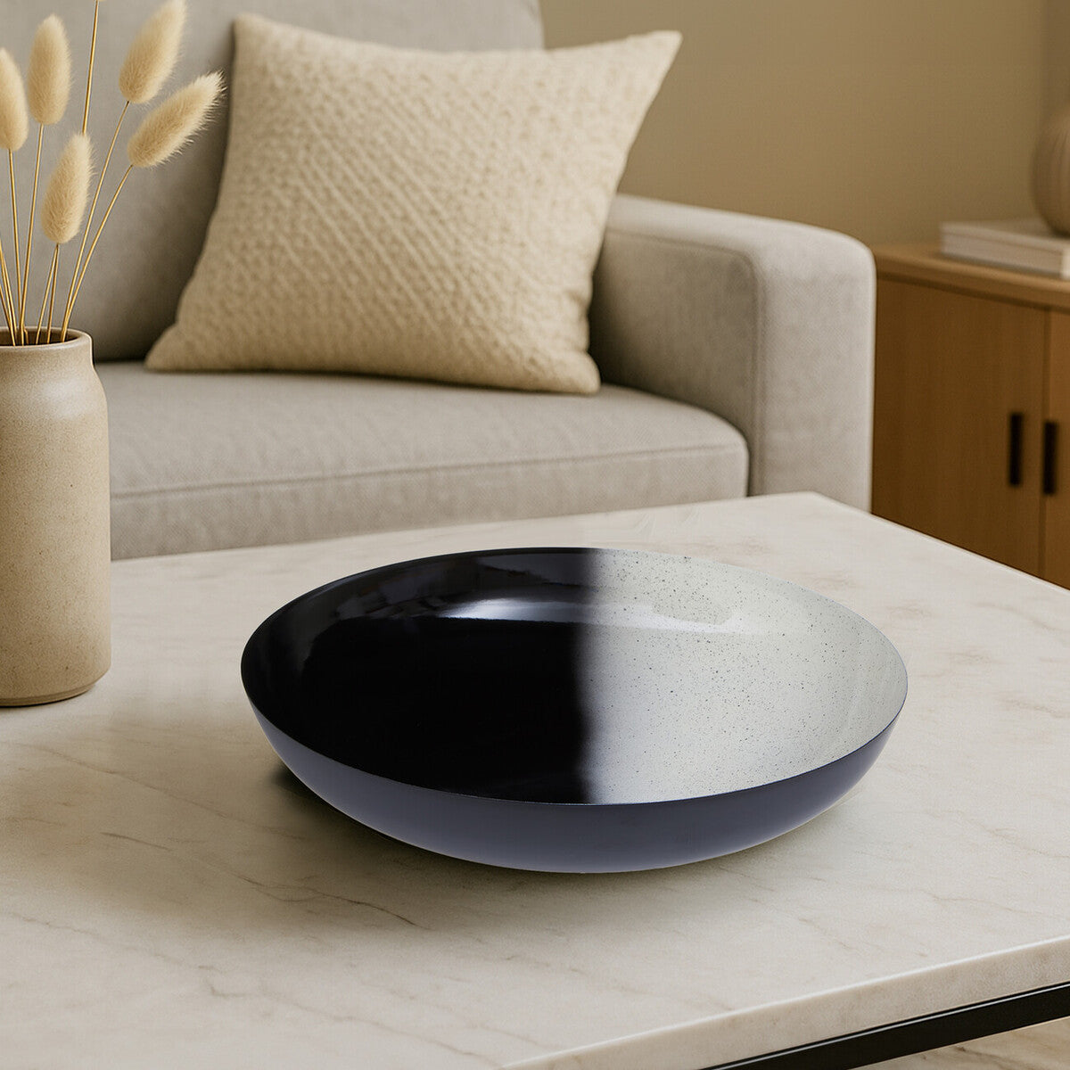 Ramus Black And White Ombre Bowl - Image 2