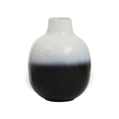 Ramus Small Black And White Ombre Vase - Image 2