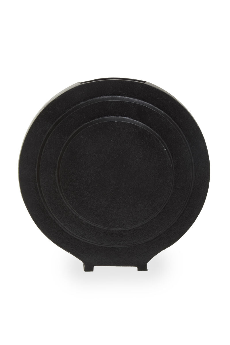 Hapax Round Matt Black Finish Vase - Image 2