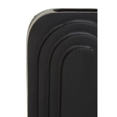 Hapax Tall Matt Black Finish Vase