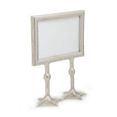 Duck Feet Silver Finish 5In X 7In Landscape Photo Frame