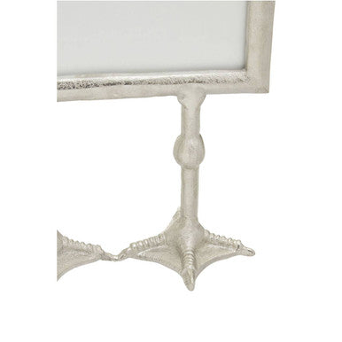 Duck Feet Silver Finish 5In X 7In Landscape Photo Frame
