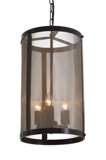 Hampstead Black Finish Small Pendant Light With Hints of Gold - Image 3