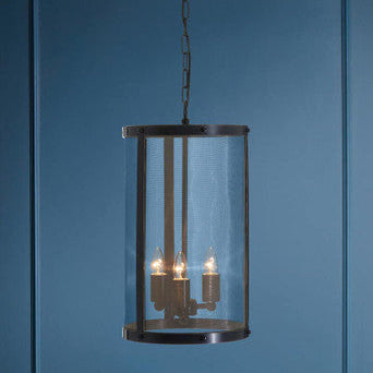 Hampstead Black Finish Small Pendant Light With Hints of Gold - Image 2
