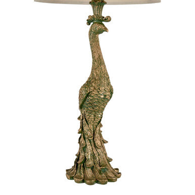 Peacock Table Lamp